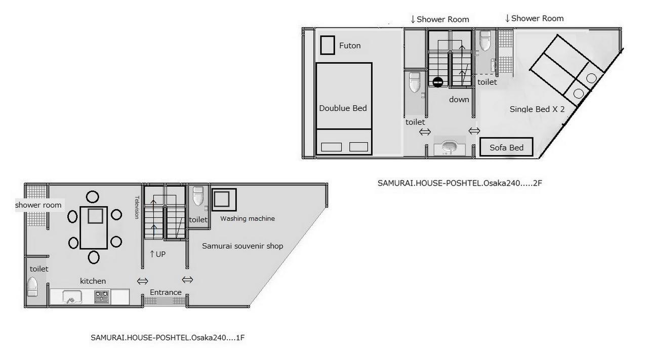 Poshtel Osaka 240 Apartman Kültér fotó
